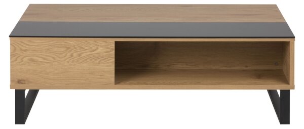 Konferenční stolek se zvedací deskou ENZO 110x60 cm černá/dub