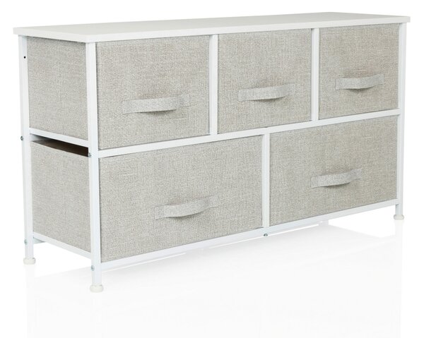 KOMODA, šedá, 100/55/30 cm MID.YOU - Široké komody, Online Only