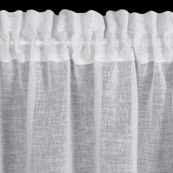 KRÁTKÁ ZÁCLONA NA PÁSCE GAJA 150X30 CM KRÉMOVÁ BX