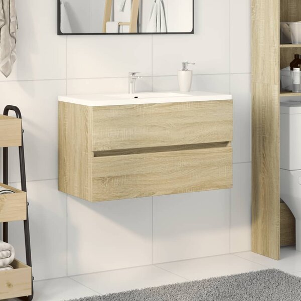 Skříňka pod umyvadlo dub sonoma 80 x 38,5 x 45 cm dřevotříska