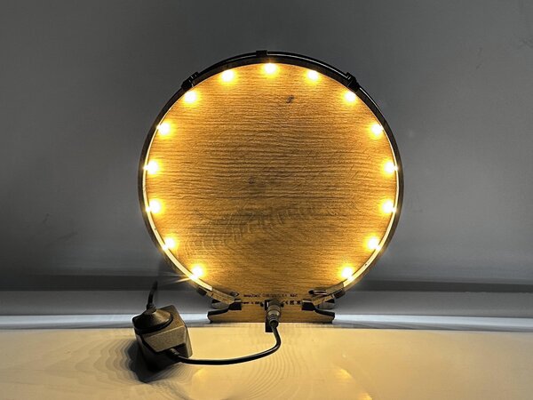 "Achát" lampa 20x22cm provedení povrchu: dub