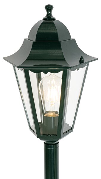 Klasické stojací venkovní svítidlo tmavě zelené 125 cm IP44 - New Orleans