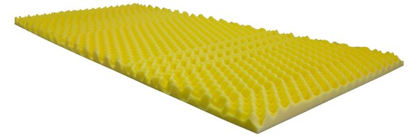 Bazyl.cz Topper z paměťové pěny DAXI 7zón 5cm - 80x200cm