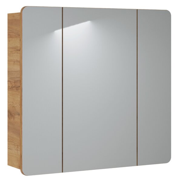 Koupelnová závěsná skříňka BÁRA 80 cm - se zrcadlem