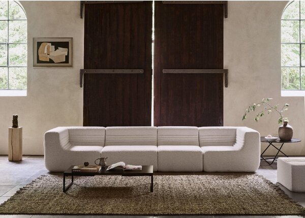 Linie Design Jutový koberec Nessa Natural, ručně tkaný Barva: Natural (přírodní), Rozměr: 140x200 cm