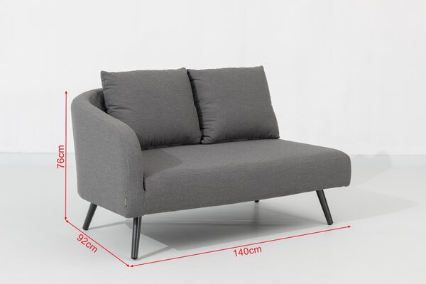 Doppler Deluxe Lika-Tex rohová pohovka s taburetem