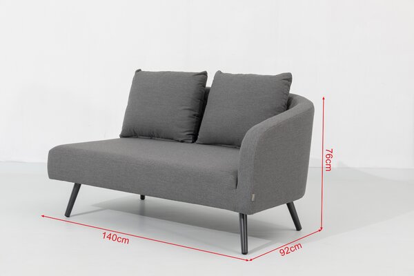 Doppler Deluxe Lika-Tex rohová pohovka s taburetem