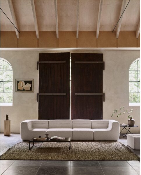 Linie Design Jutový koberec Nessa Natural, ručně tkaný Barva: Natural (přírodní), Rozměr: 140x200 cm