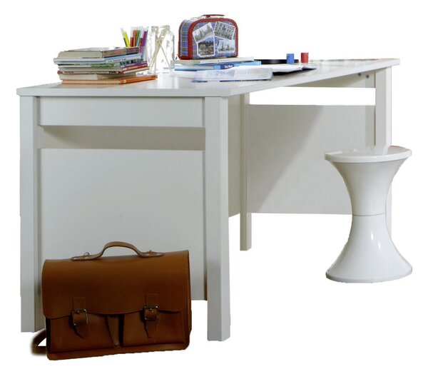 PSACÍ STŮL, bílá, 140/73/70 cm - Kancelářské stoly, Online Only