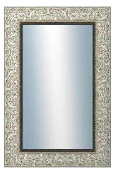 DANTIK - Zarámované zrcadlo - rozměr s rámem cca 40x60 cm z lišty PRAHA stříbrná (2751)