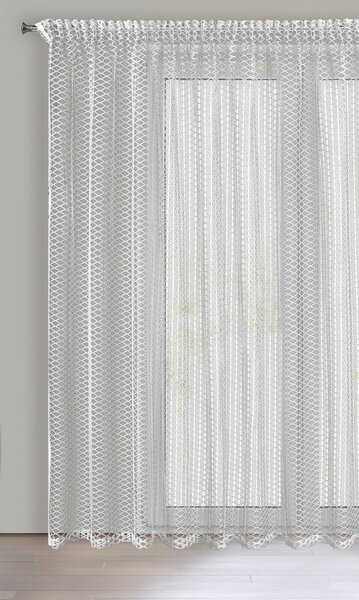 ZÁCLONA NA PÁSCE AIDEN 300X270 CM BÍLÁ