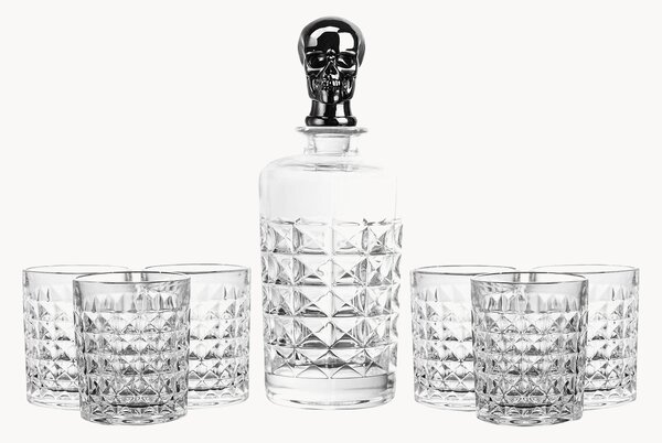 Sada na whisky z křišťálového skla Eric, 7 dílů