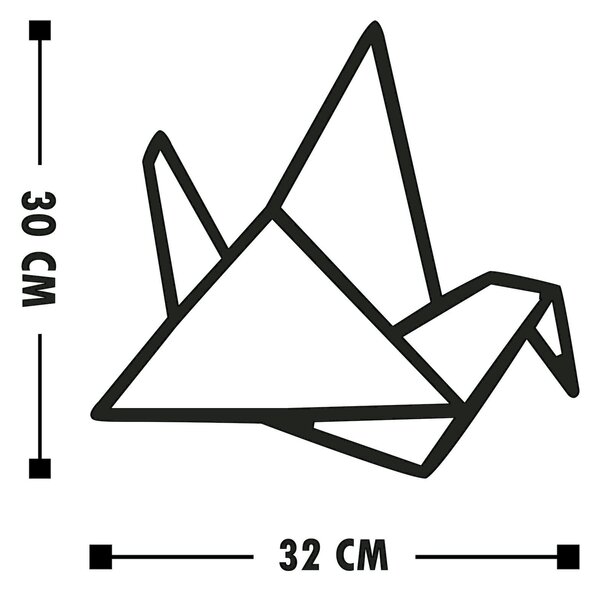 ASIR Nástěnná dekorace ORIGAMI PTÁCI