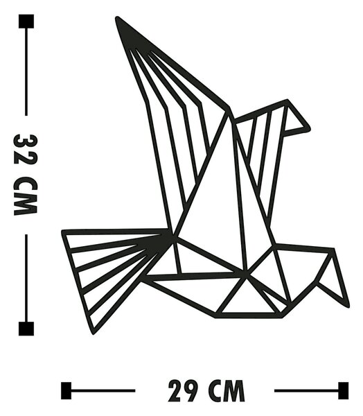 ASIR Nástěnná dekorace ORIGAMI PTÁCI