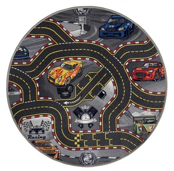 Dětský koberec The World od Cars 97 šedý 80x120 cm