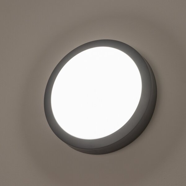 Brilagi - LED Venkovní stropní svítidlo LED/20W/230V pr. 23 cm IP54 antracit