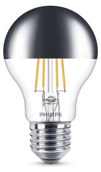 Philips E27 LED zrcadlená žárovka 7,2W teplá bílá