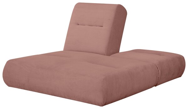 ROZKLÁDACÍ POHOVKA, textil, starorůžová Livetastic - Rozkládací pohovky, Online Only
