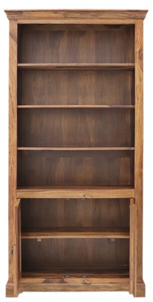 Knihovna 100x200x45 Jali z indického masivu palisandr