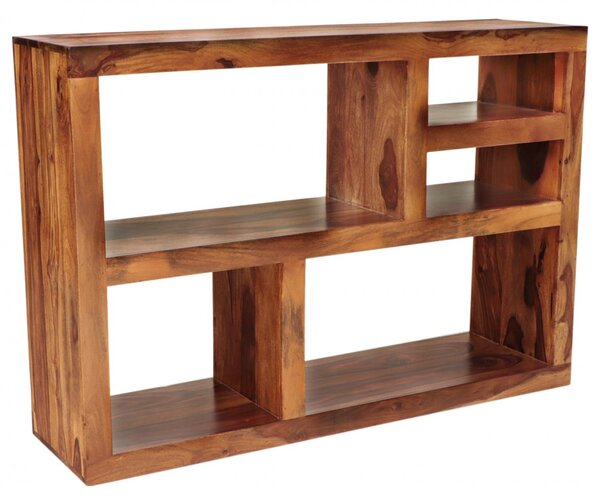 Knihovna Gani 130x90x35 z indického masivu palisandr