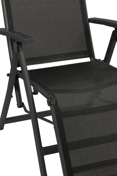 Doppler ACTIVE relaxační zahradní křeslo antracit
