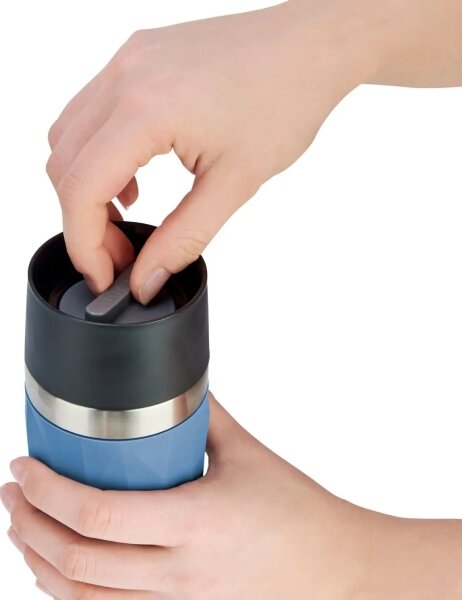 Tefal - Termohrnek 300 ml COMPACT MUG nerez/modrá
