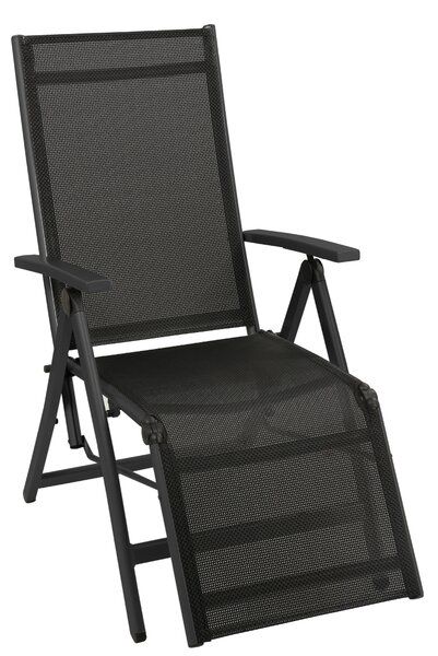 Doppler ACTIVE relaxační zahradní křeslo antracit