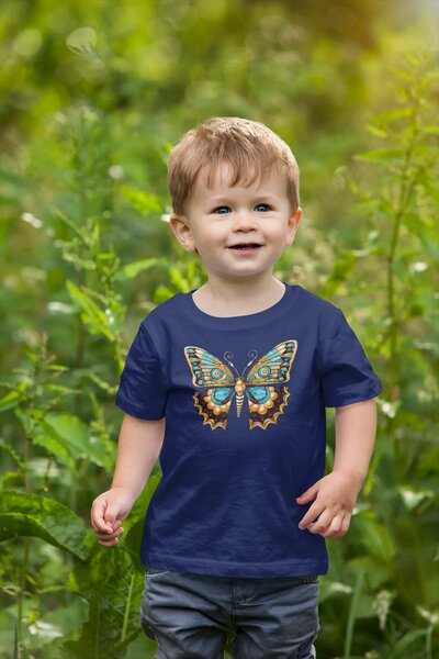 Staroegyptští motýli Sada 6 kusů #1 | nažehlovací obrázek na textil a jiné materiály, různé rozměry