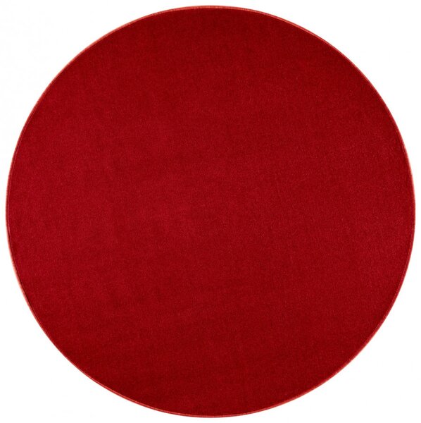 Hans Home | Kusový koberec Nasty 101151 Rot kruh, červená - 200x200 (průměr) kruh