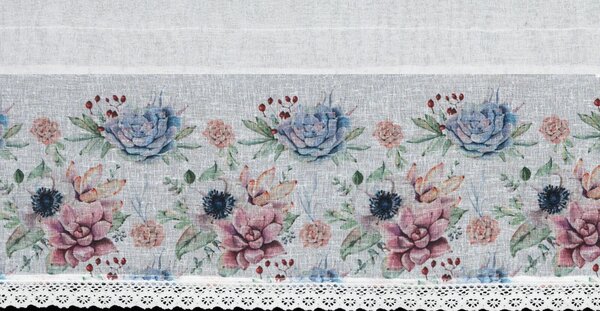 KRÁTKÁ ZÁCLONA NA PÁSCE DORA 150X30 CM VÍCEBAREVNÁ