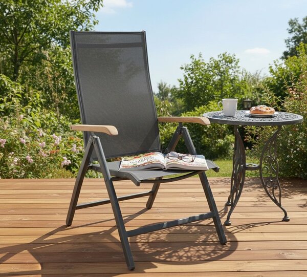 Doppler CONCEPT TEAK FSC® polohovací zahradní křeslo