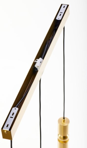 Jupiter 2010 - Lustr na lanku ALAS 3xGU10/10W/230V zlatá