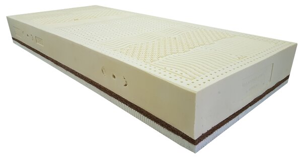 Bazyl.cz Matrace APOLLO 100% přírodní LATEX + KOKOS 7 zón 27cm - 80x200cm