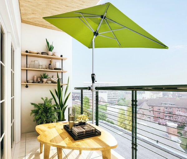 Doppler ACTIVE zahradní slunečník 210 x 140 cm zelená