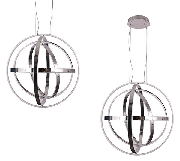 Závěsné LED svítidlo Copernicus, 5x LED 260w, 3000k, ch