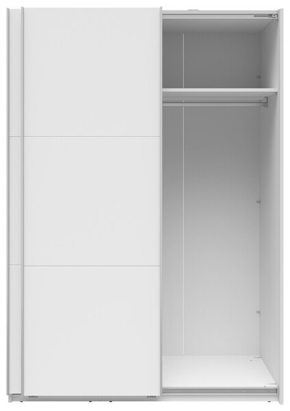 SKŘÍŇ S POSOUVACÍMI DVEŘMI, bílá, 150/216/64 cm Boxxx - Šatní skříně, Online Only