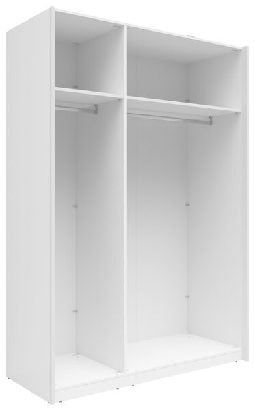 SKŘÍŇ S POSOUVACÍMI DVEŘMI, bílá, 150/216/64 cm Boxxx - Šatní skříně, Online Only