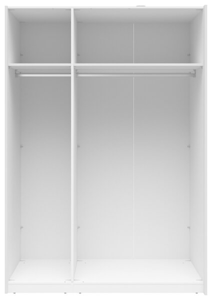 SKŘÍŇ S POSOUVACÍMI DVEŘMI, bílá, 150/216/64 cm Boxxx - Šatní skříně, Online Only
