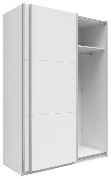 SKŘÍŇ S POSOUVACÍMI DVEŘMI, bílá, 150/216/64 cm Boxxx - Šatní skříně, Online Only