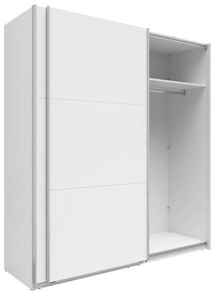 SKŘÍŇ S POSOUVACÍMI DVEŘMI, bílá, 200/216/64 cm Boxxx - Šatní skříně, Online Only