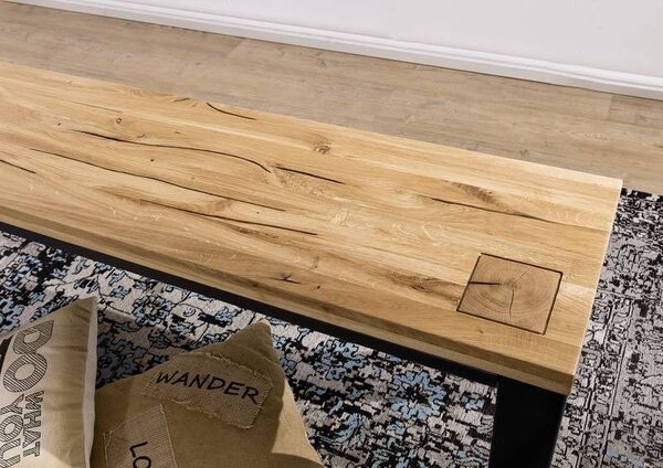 TIROL Lavice 160x35 cm, přírodní , dub