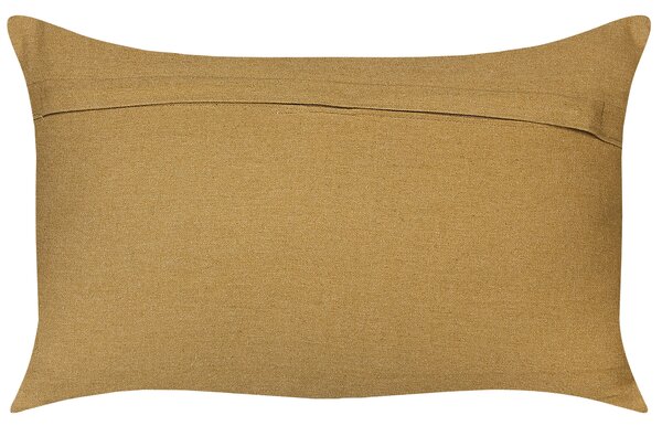 Sada 2 dekorativních polštářů GOPI Juta 30 x 50 cm Zelená Orientální vzor