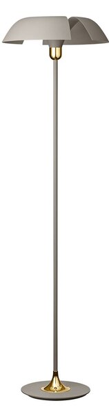 Stojací lampa AYTM Cycnus, šedá, železo, výška 160 cm, E27