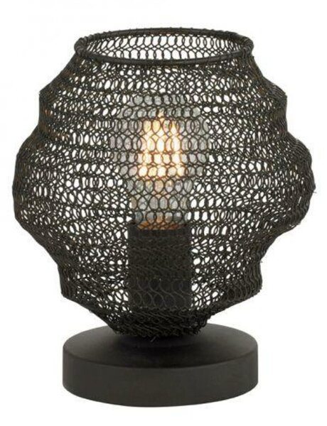 LEUCHTEN DIREKT is JUST LIGHT Stolní lampa v černém industriálním designu LD 15710-18