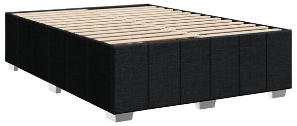 Rám postele bez matrace černý 160 x 200 cm textil 3284848