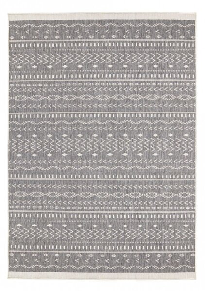 Hans Home | Kusový koberec Twin Supreme 103437 Kuba grey creme – na ven i na doma - 80x350