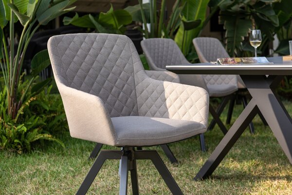 Doppler NOVA PARIS LIKA-TEX® zahradní sedací souprava 6+1 mocca