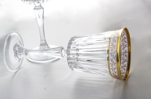 BOHEMIA PRESTIGE DORATO SKLENICE NA VÍNO 230ML SADA 6 KS