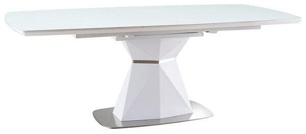 Rozkládací jídelní stůl EFE - 160x90, matný bílý