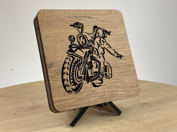 "Motorkář" lampa 19x19cm provedení povrchu: dub
